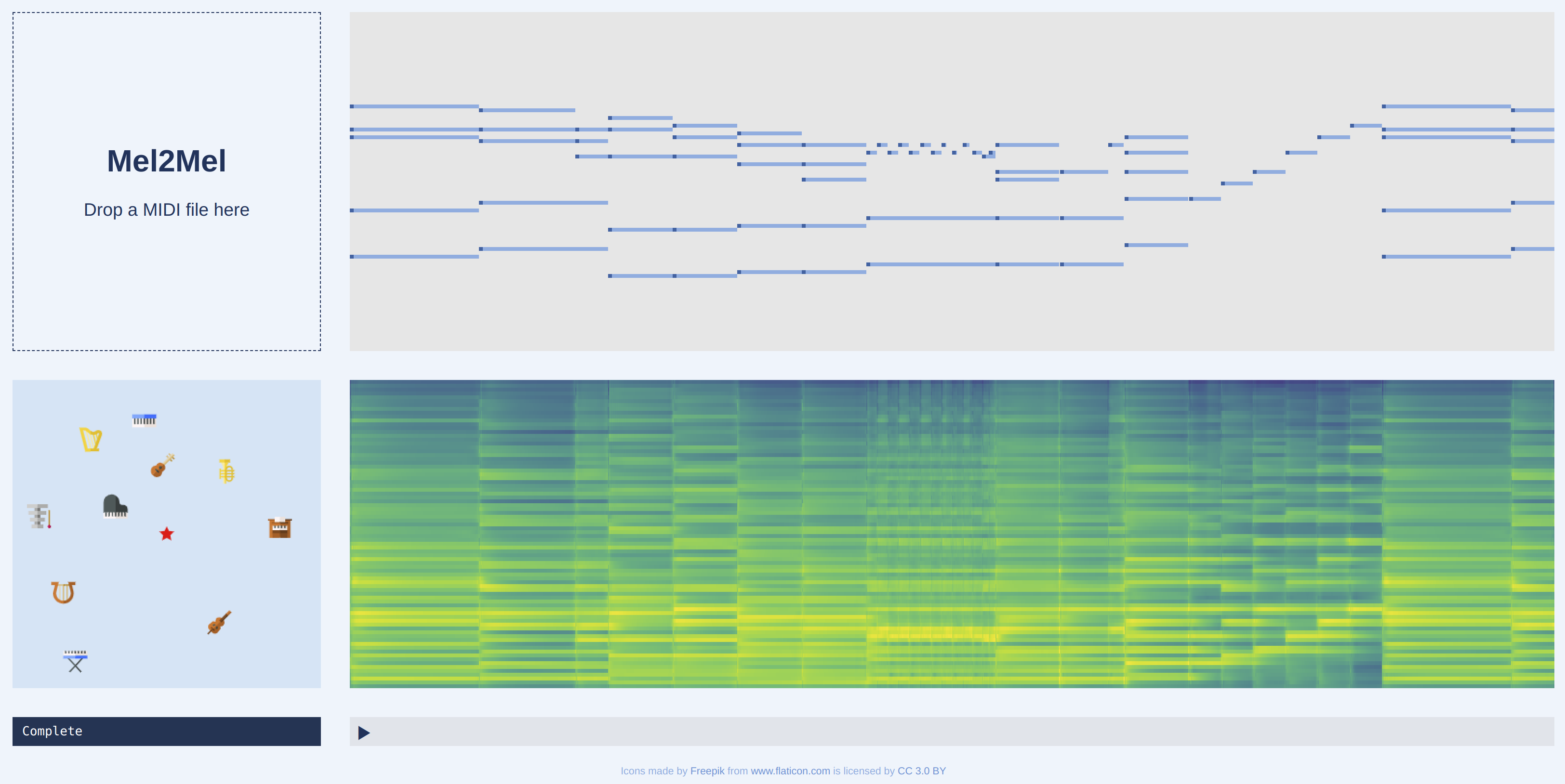 TensorFlow.js demo screenshot